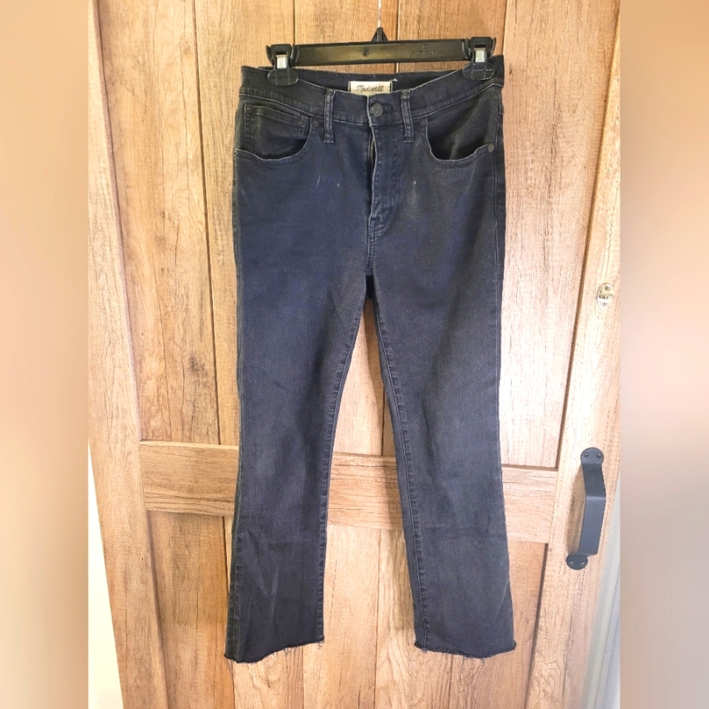 Madewell Cali Demi boot, size 27 black jeans